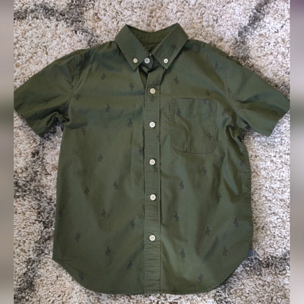 Gap boys dress shirt size M 8
